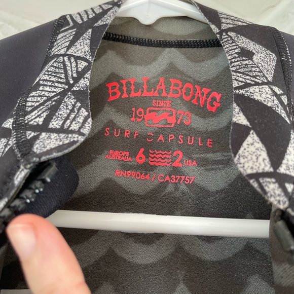 Billabong sz 2 wetsuit long sleeve spring jacket - Picture 6 of 6